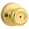 Kwikset Kwikset Tylo Polished Brass Privacy Lockset 1-3/4 in. 93001-923 - alternate 4